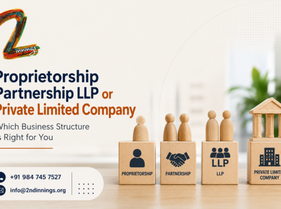 Proprietorship, Partnership, LLP or Private Limited Company – Which Business Structure is Right for You?